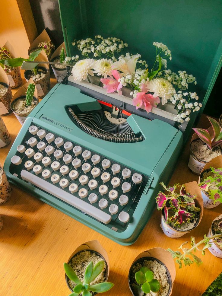 Máquinas de escribir que evoca nostalgia la era pre digital