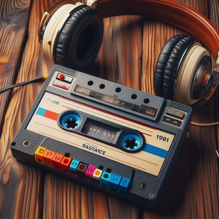Un Walkman y casetes que evoca nostalgia la era pre digital
